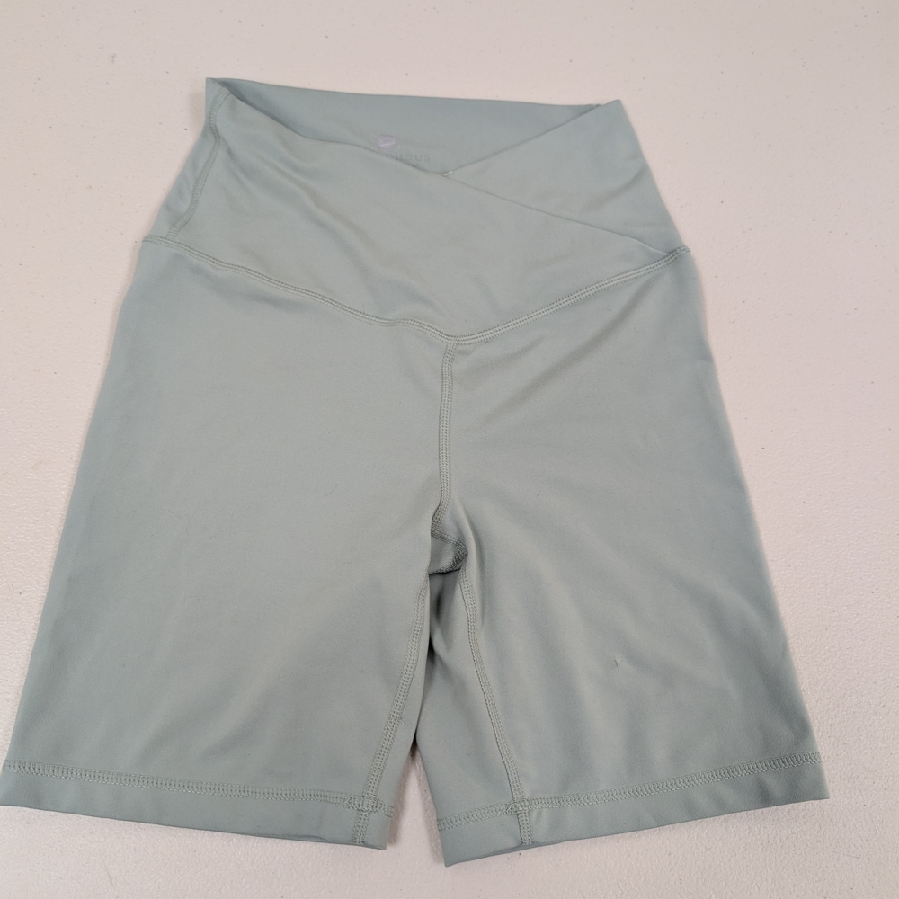 Yogalicious Light Green Athletic Shorts